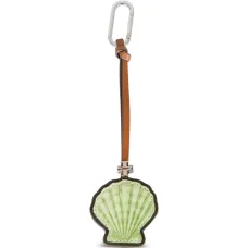 Брелок из кожи с мотивом ракушки