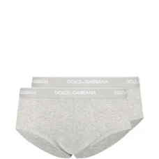 Трусы с логотипом на поясе (набор из двух штук) Трусы с логотипом на поясе (набор из двух штук)