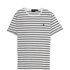 Футболка в полоску с логотипом