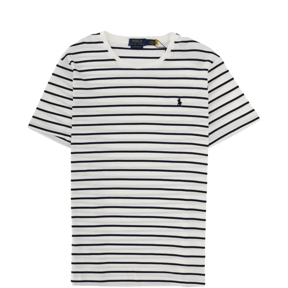 Футболка в полоску с логотипом