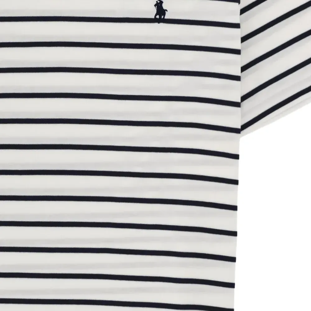 Футболка в полоску с логотипом