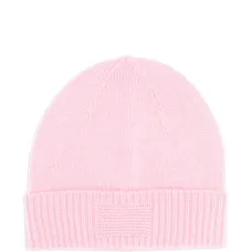 Вязаная шапка в рубчик