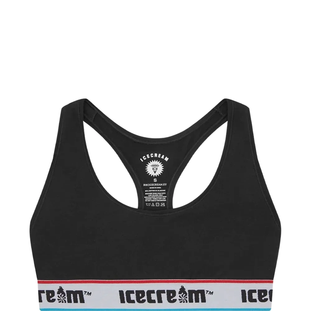 Топ с логотипной лентой