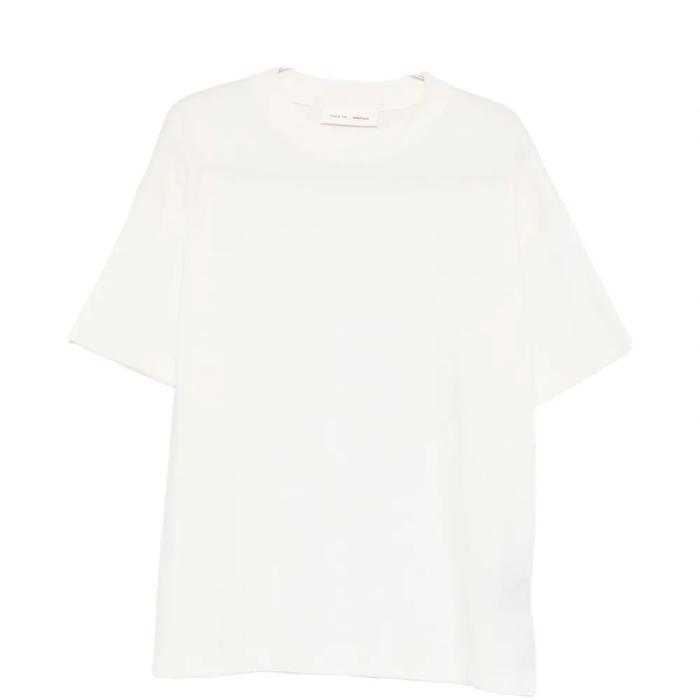 Футболка с круглым вырезом и короткими рукавами