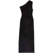 Асимметричное миди-платье