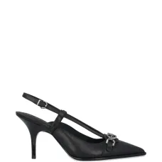 Туфли с украшением-пряжкой