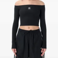 Футболка с длинными рукавами и открытыми плечами Футболка с длинными рукавами и открытыми плечами