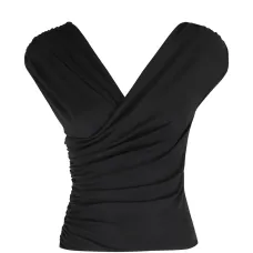 Блузка с драпировкой