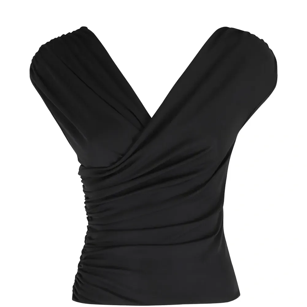 Блузка с драпировкой