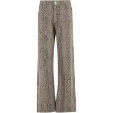 Джинсы под змеиную кожу