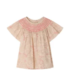 Блузка Adelice с цветочным принтом и эффектом смок.