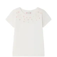 Футболка Alcala с цветочной аппликацией