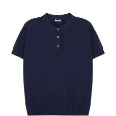 Поло на пуговицах