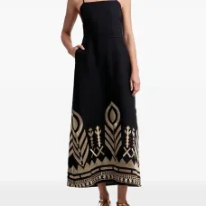 Макси-платье с перекрещенными бретелями Макси-платье с перекрещенными бретелями