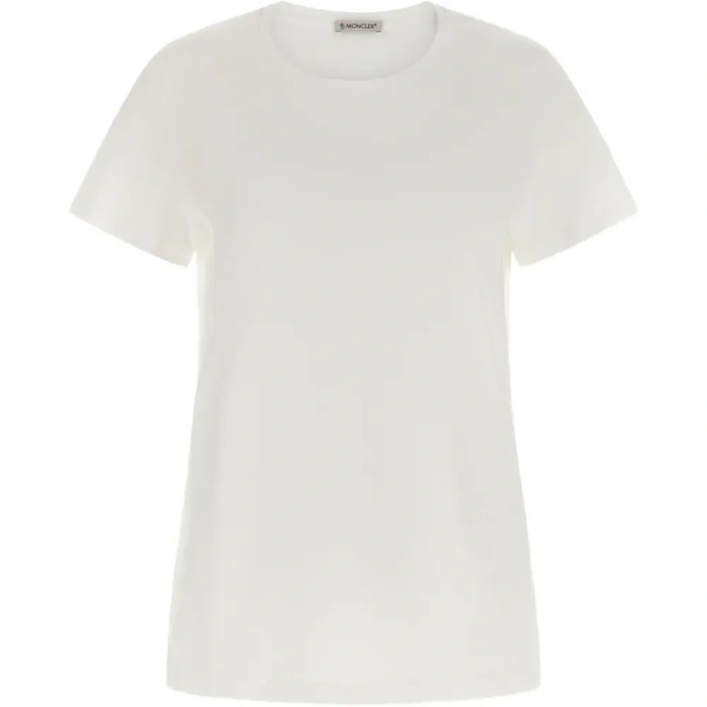 Ребристая футболка с нашивкой-логотипом