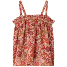 Блузка с оборками и цветочным принтом apo