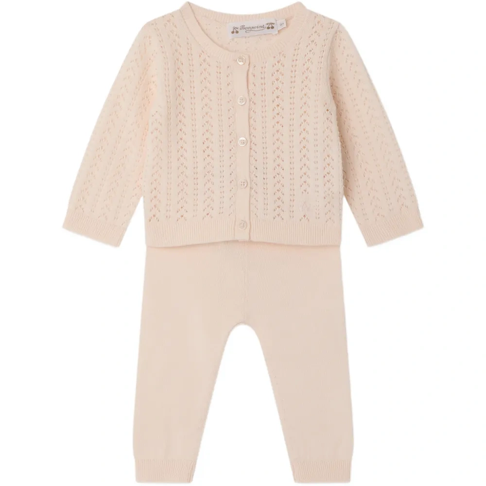 Ажурный комплект Laelou из топа и брюк