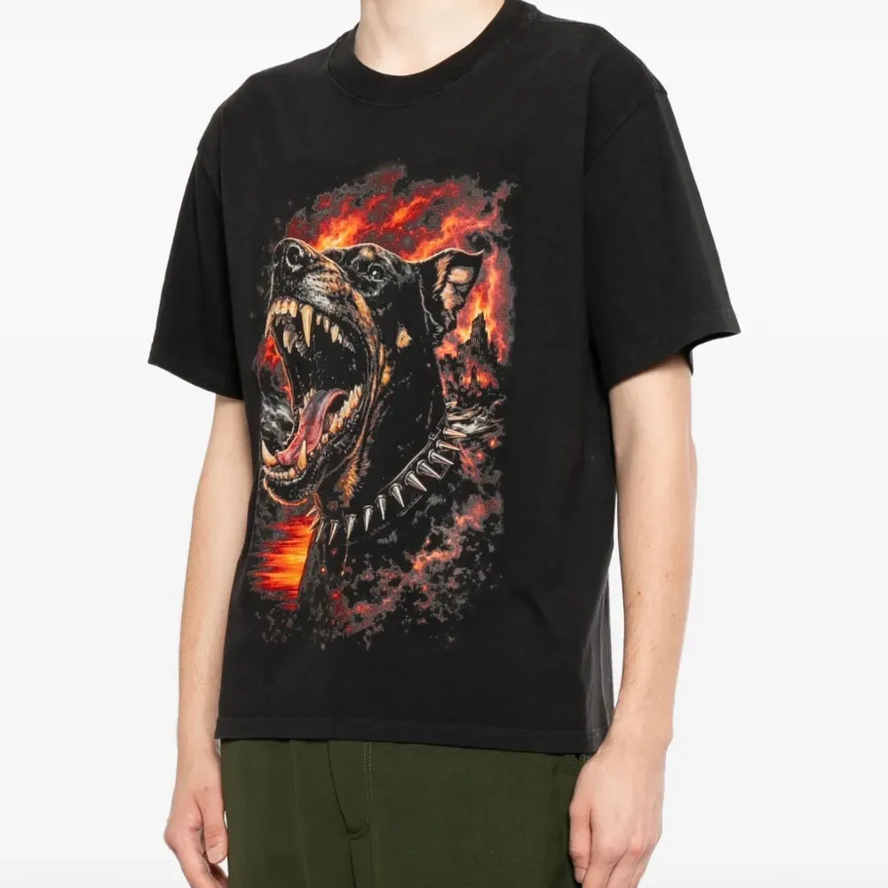 Футболка с принтом собаки