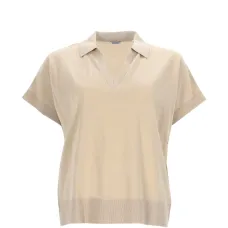 Футболка с воротником-стойкой