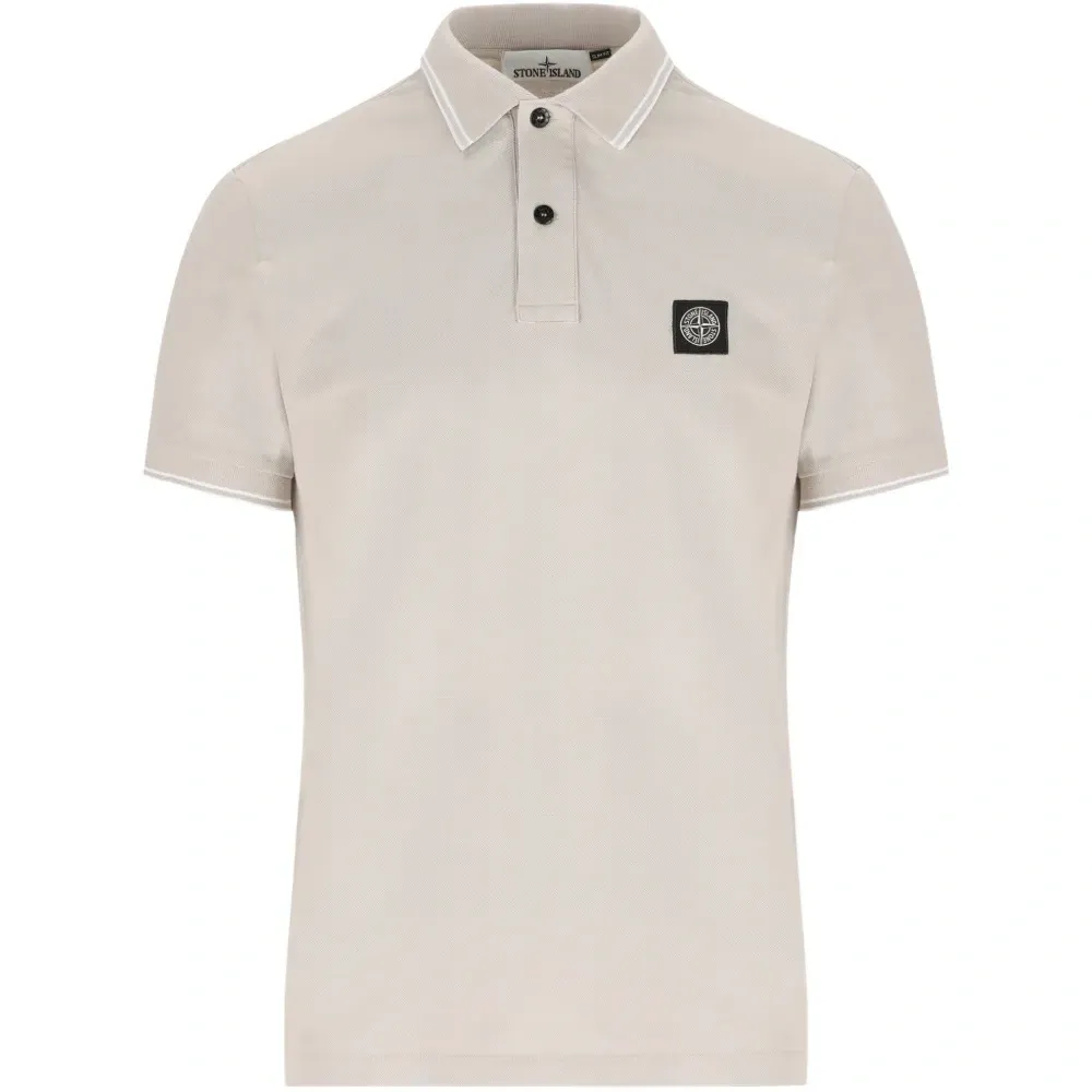 Поло с нашивкой-логотипом