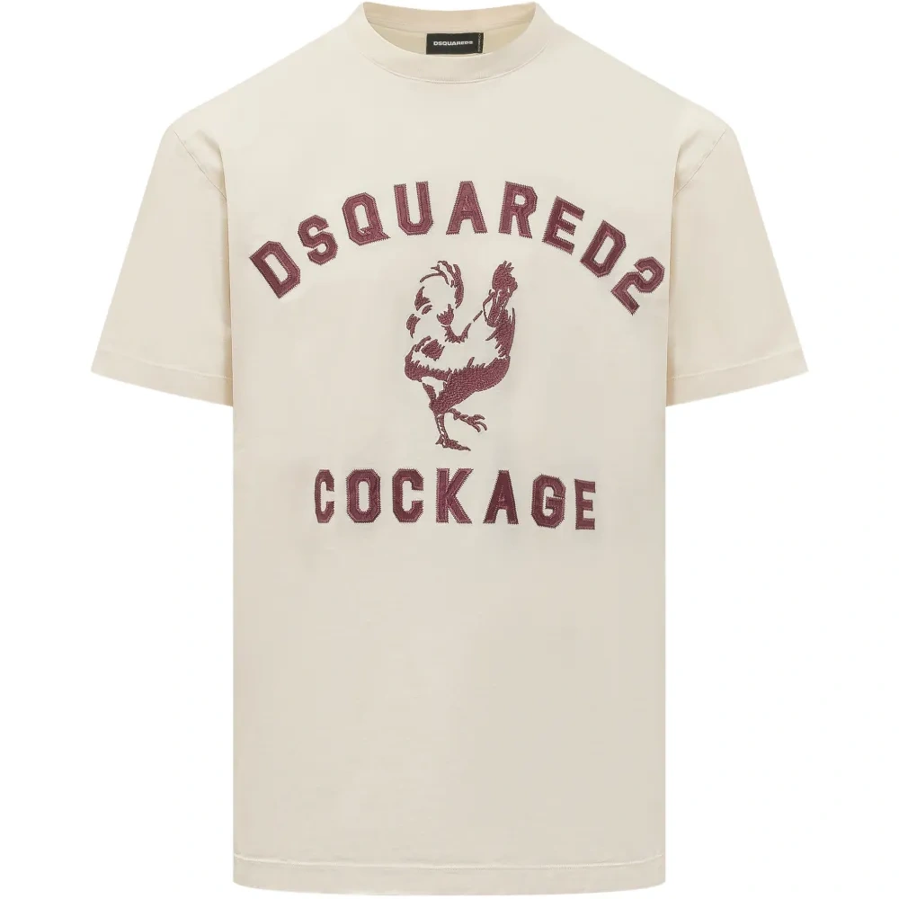 Футболка с принтом петуха