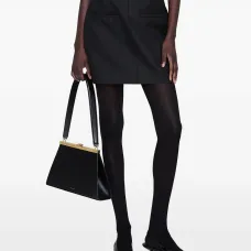 Мини юбка  в тонкую полоску