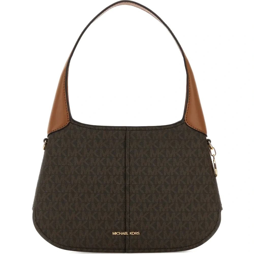 Сумка на плечо с подвеской-логотипом