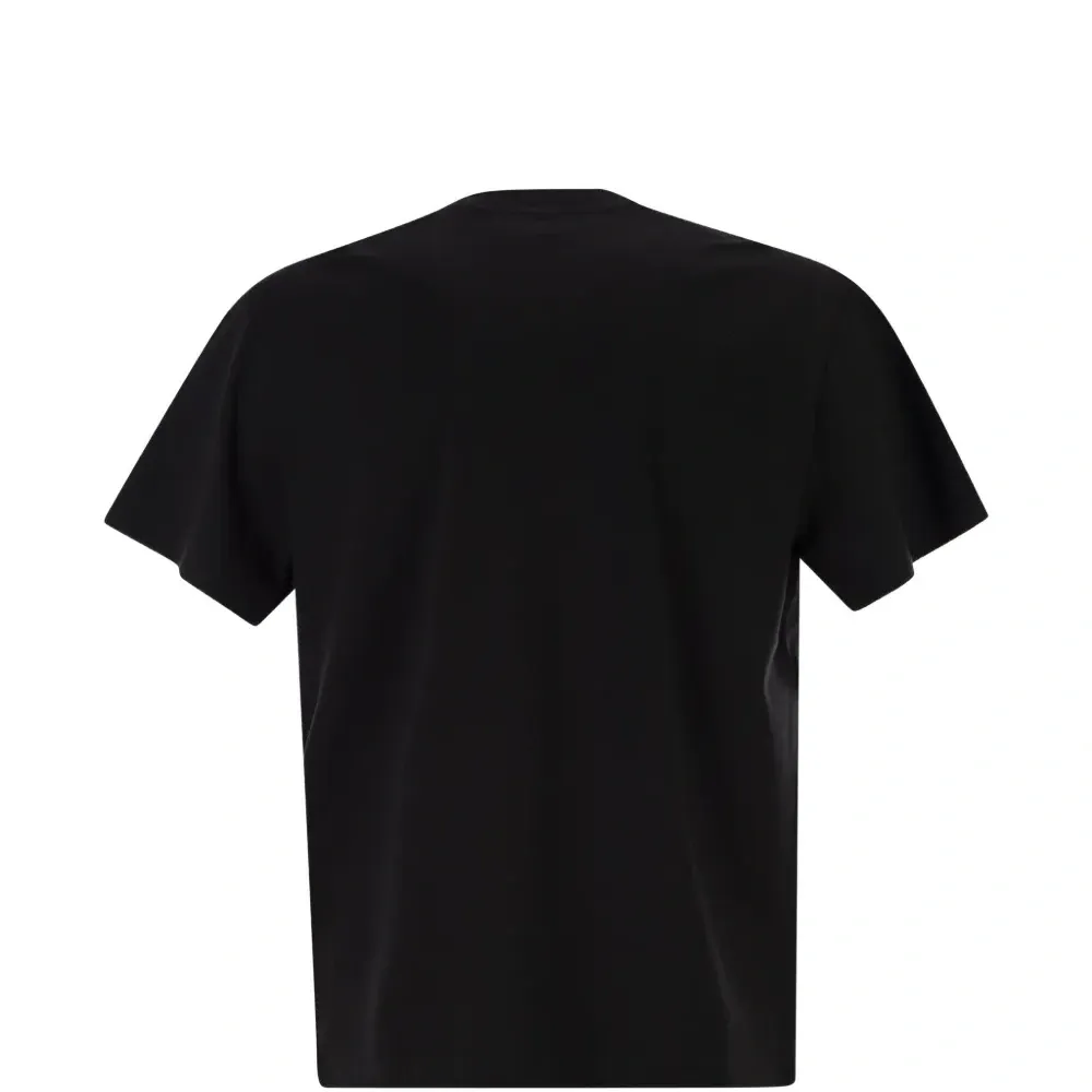 Футболка с круглым вырезом и логотипом