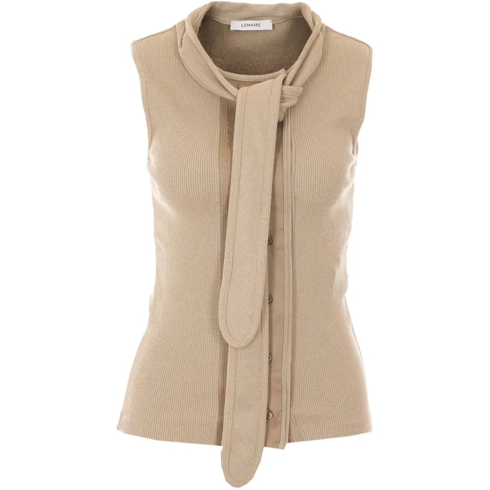 Двубортный топ с узлом