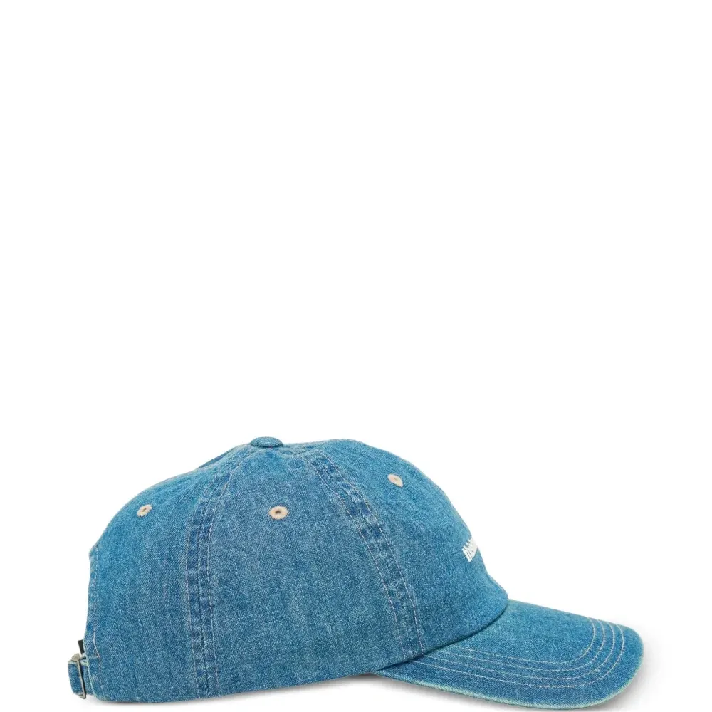 Джинсовая кепка с логотипом
