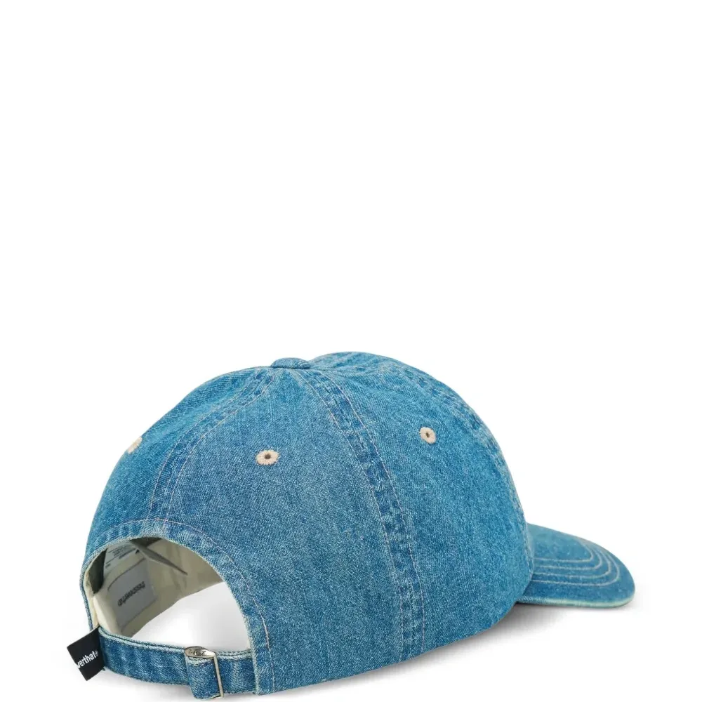 Джинсовая кепка с логотипом