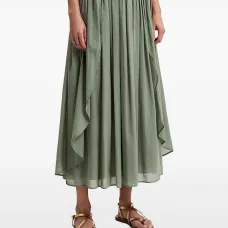 Расклешённая миди-юбка