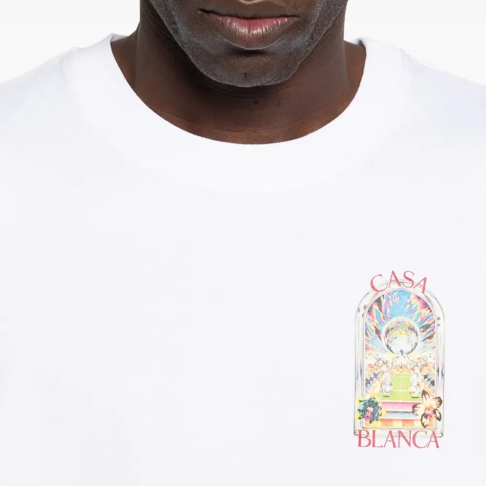 Футболка с теннисным пейзажем