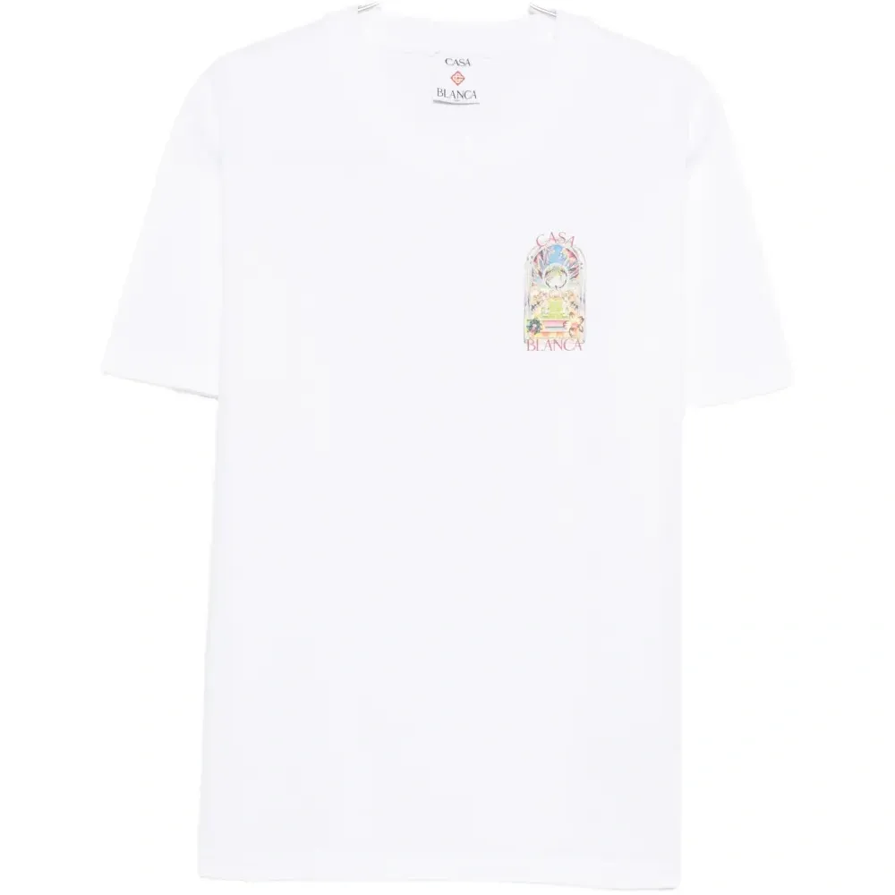 Футболка с теннисным пейзажем