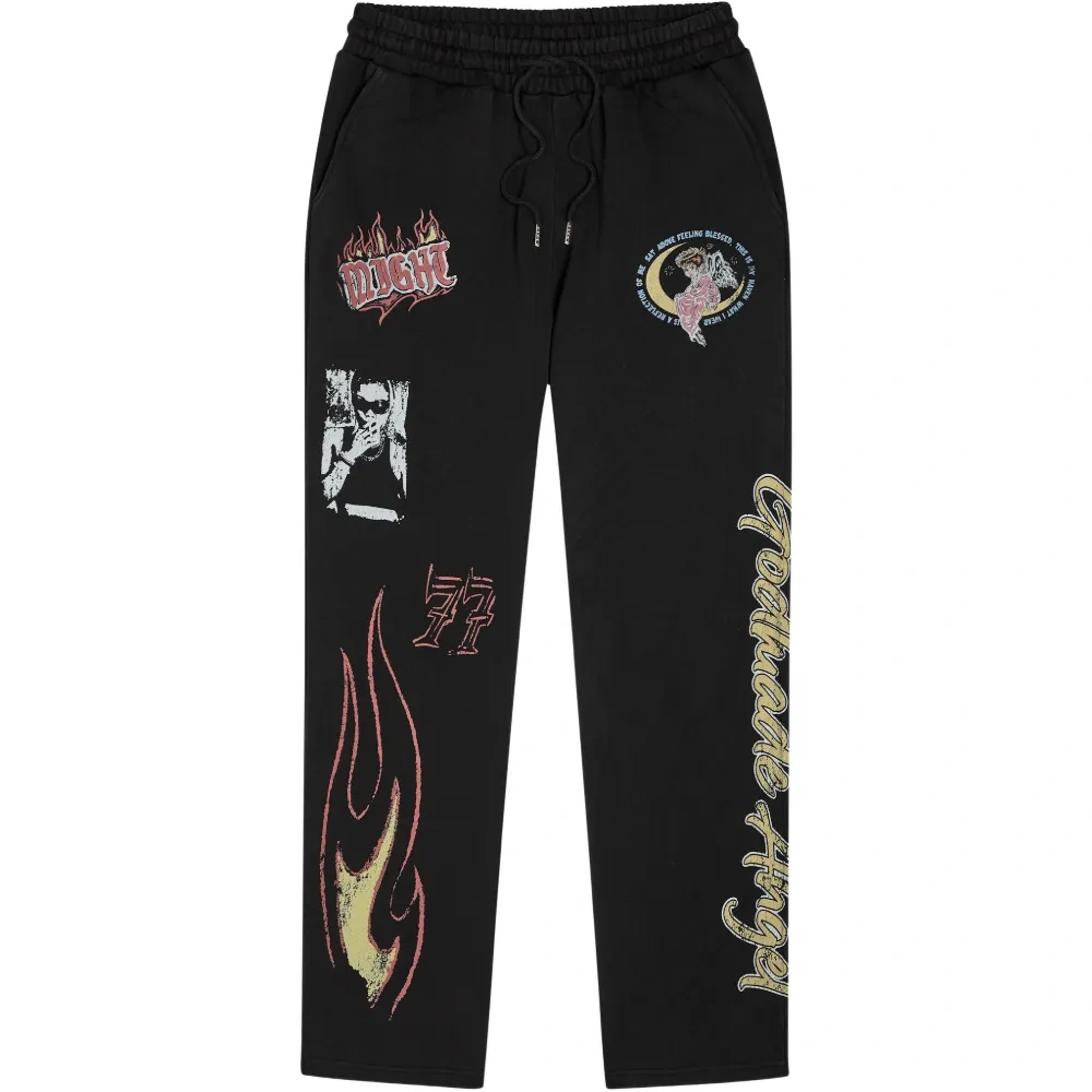 Спортивные штаны с принтом "Ангел"