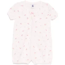 Комбинезон с цветочным принтом и кружевной отделкой Комбинезон с цветочным принтом и кружевной отделкой