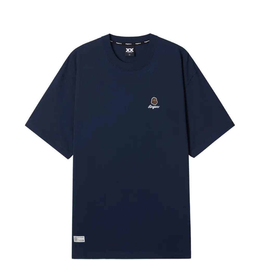 Футболка с нашивкой-логотипом