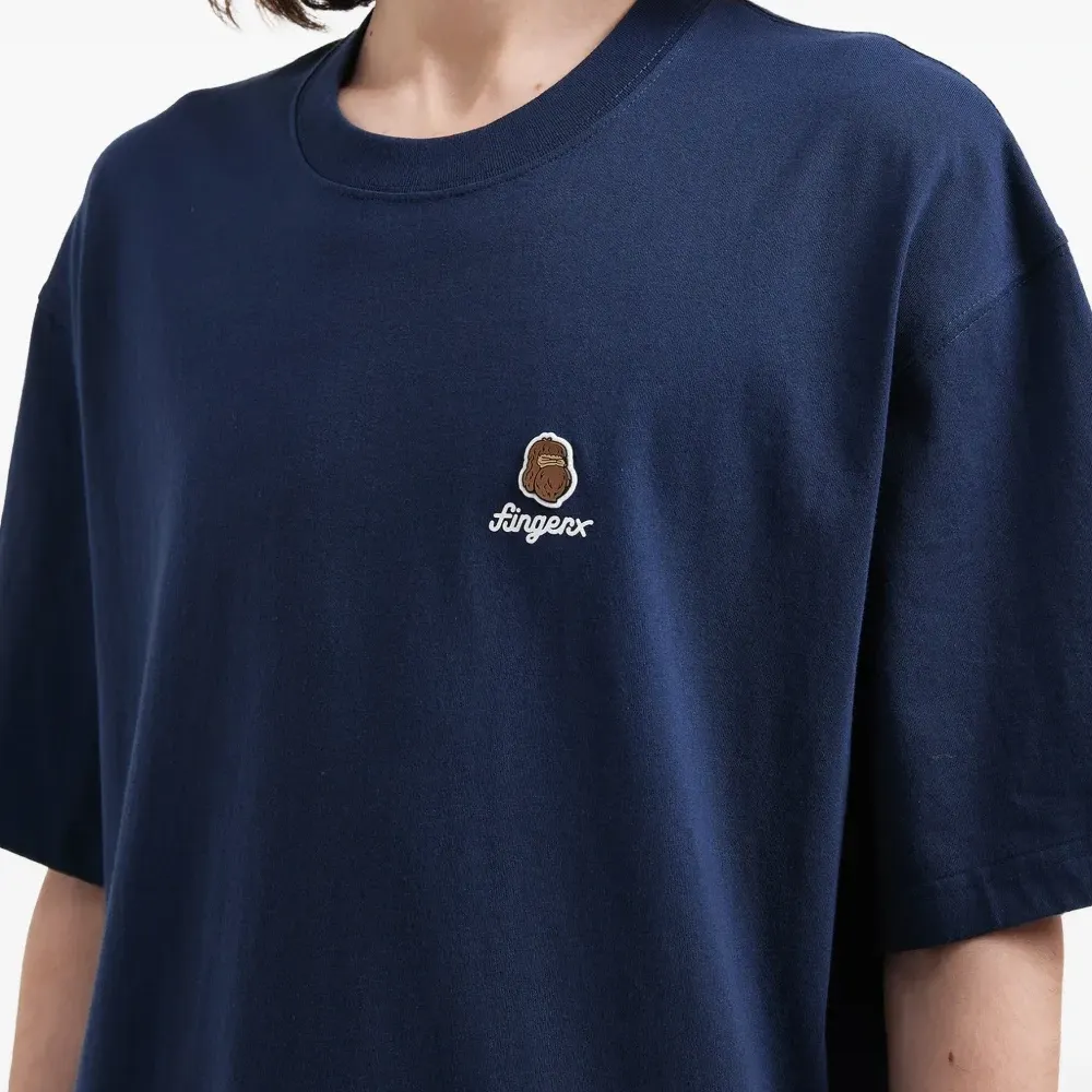 Футболка с нашивкой-логотипом