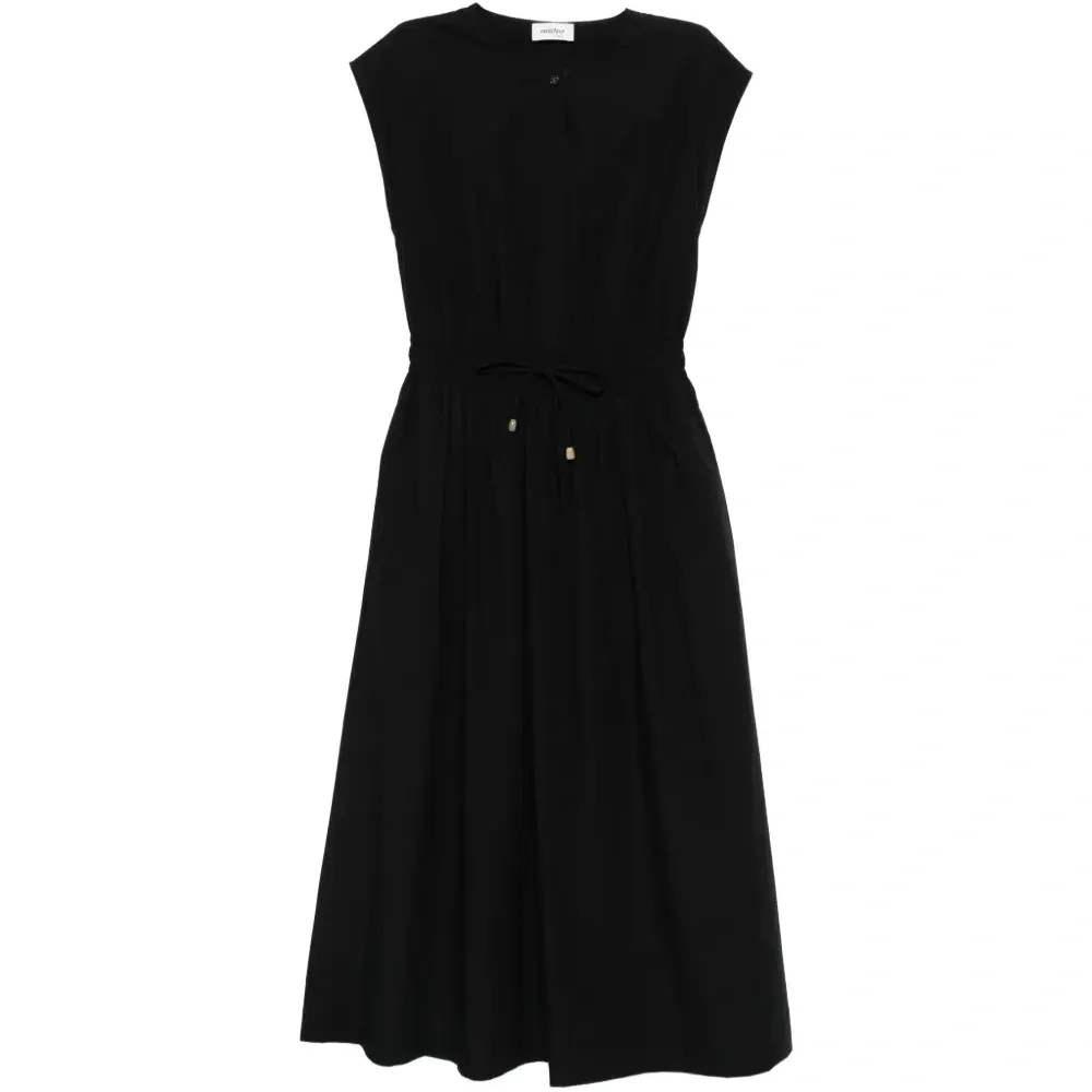 Платье миди с кулиской