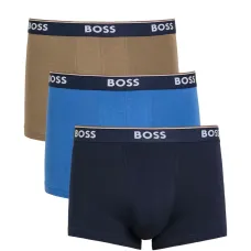 Боксеры с логотипом на поясе (набор из трёх)