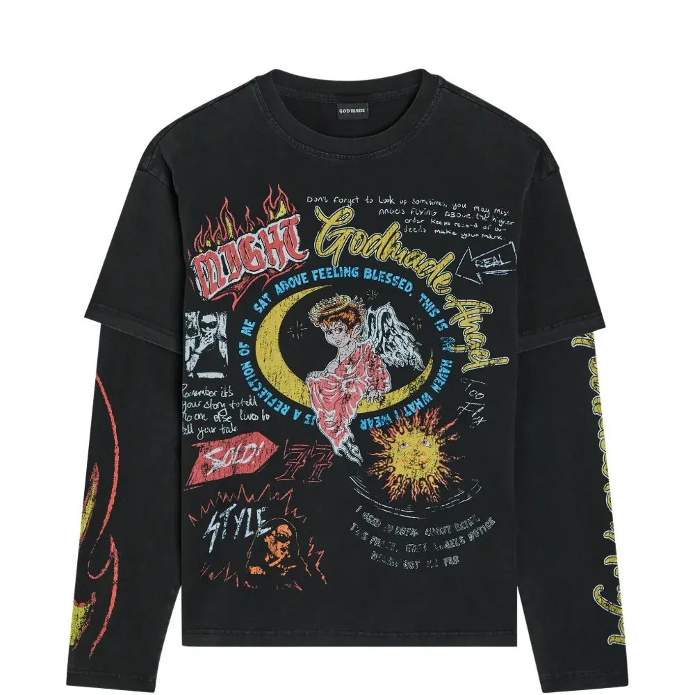 Длинносливная футболка Angel