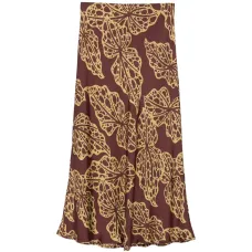 Юбка миди с принтом