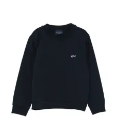 Свитшот с вышивкой и круглым вырезом