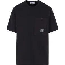 Футболка с логотипом-компасом и нагрудным карманом