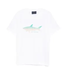 Футболка с принтом акулы