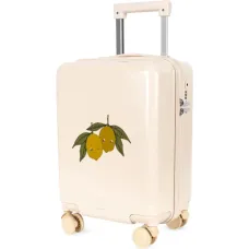 Чемодан с принтом лимонов