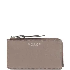 Кожаный картхолдер на молнии