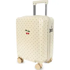 Чемодан с вишнёвым принтом