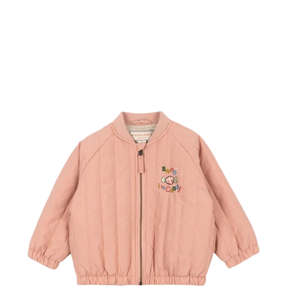 Стёганый бомбер Juno с вышивкой