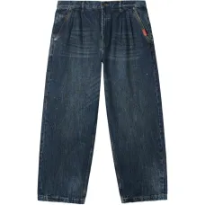 Джинсы с пряжками